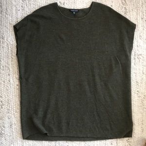 Eileen Fisher boxy merino wool tunic | xs